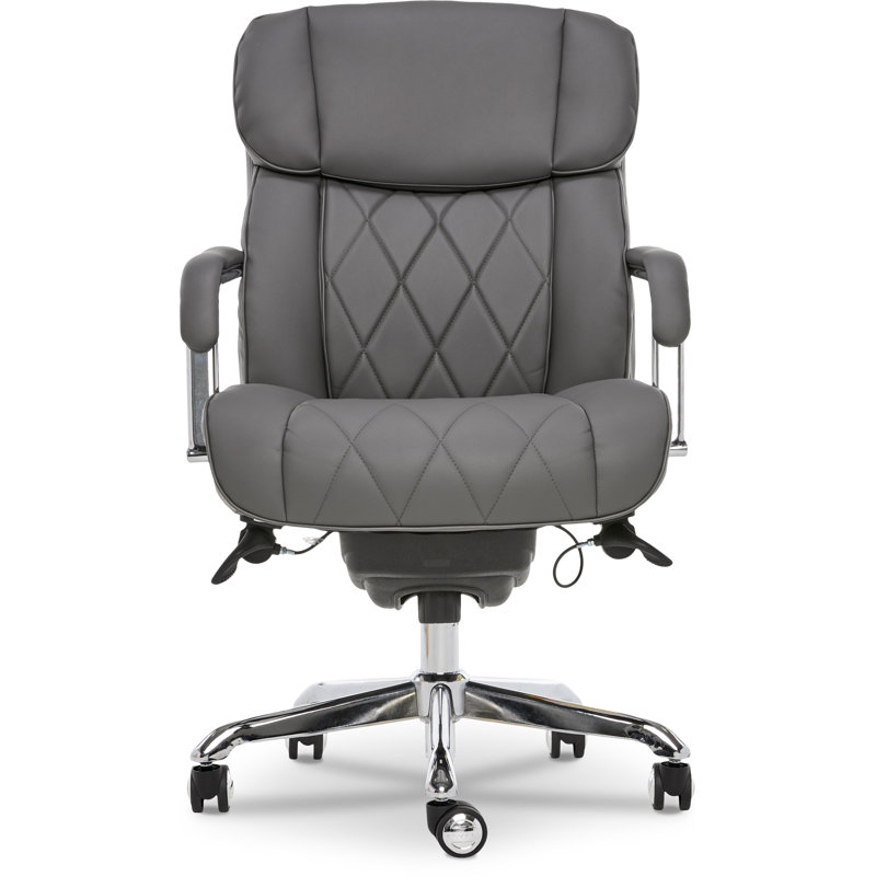LaZBoy Sutherland Quilted Executive Office Chair with Padded Arms